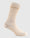 Cotton Beige Knitted Socks - Redcliff