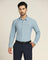 TechPro Formal Blue Printed Shirt - Busy