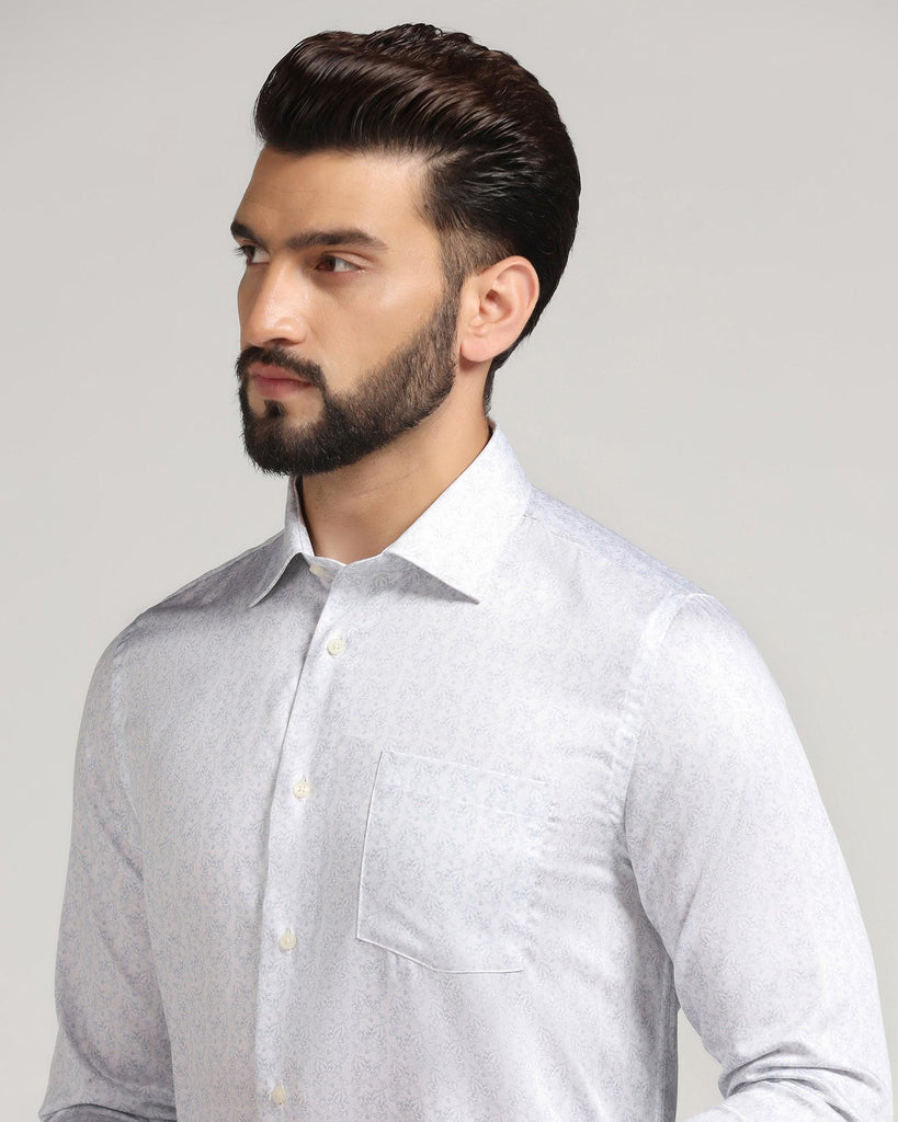 Formal Grey Printed Shirt - Garfield