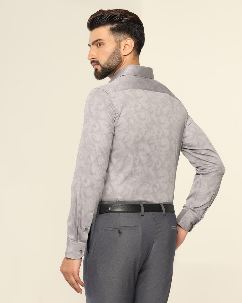 Formal Grey Printed Shirt - Penny