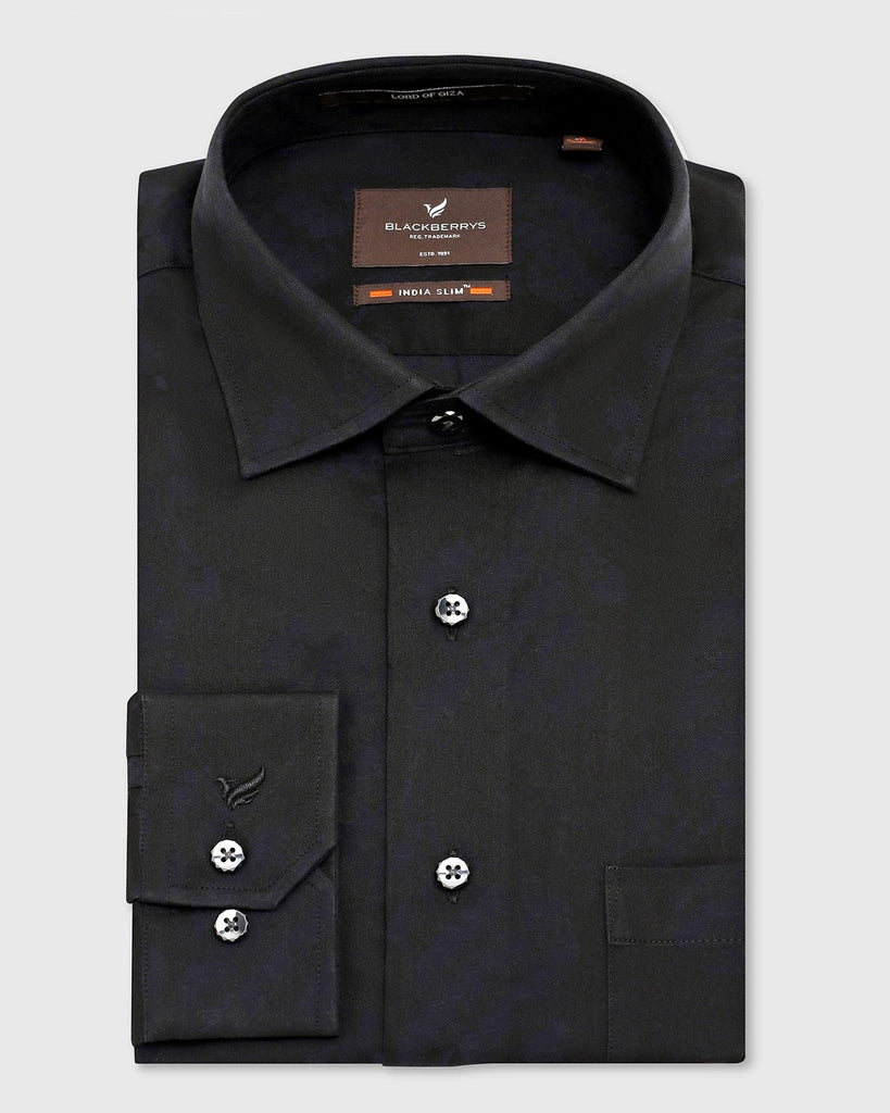 Formal Navy Printed Shirt - Drako