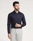 Formal Navy Printed Shirt - Hasad