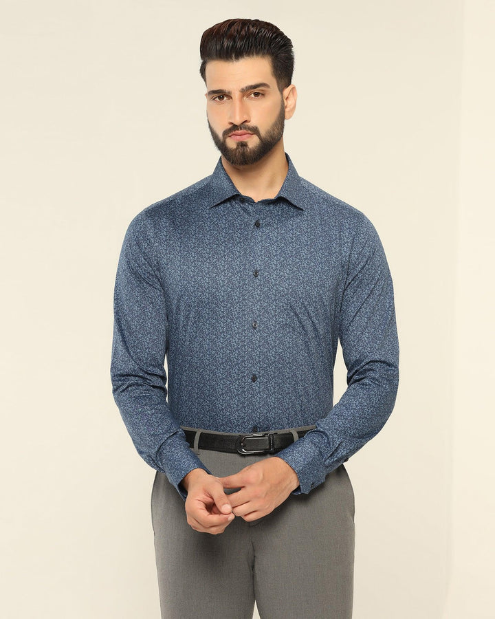 Formal Navy Printed Shirt - Nord