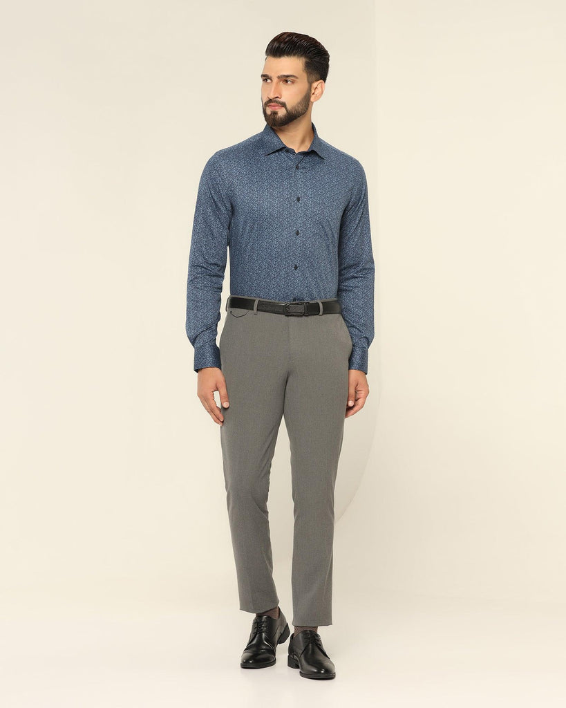 Formal Navy Printed Shirt - Nord