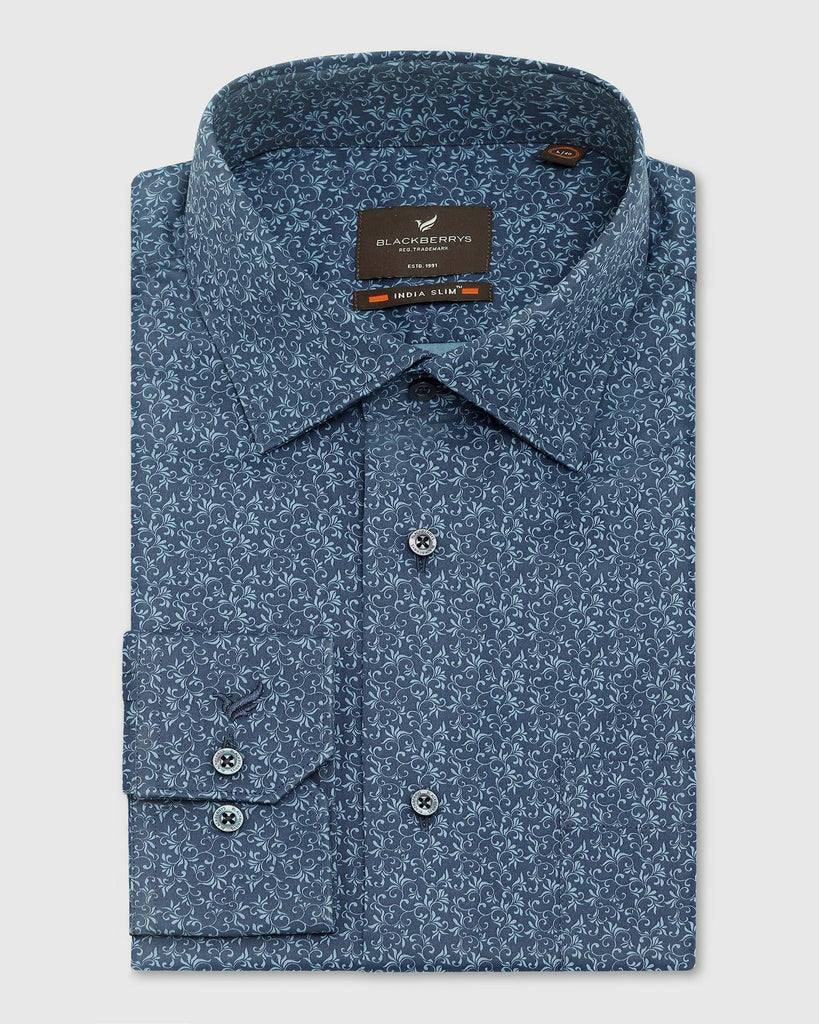 Formal Navy Printed Shirt - Nord