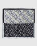 Grey 100% Silk Printed Pocket Square - Ted