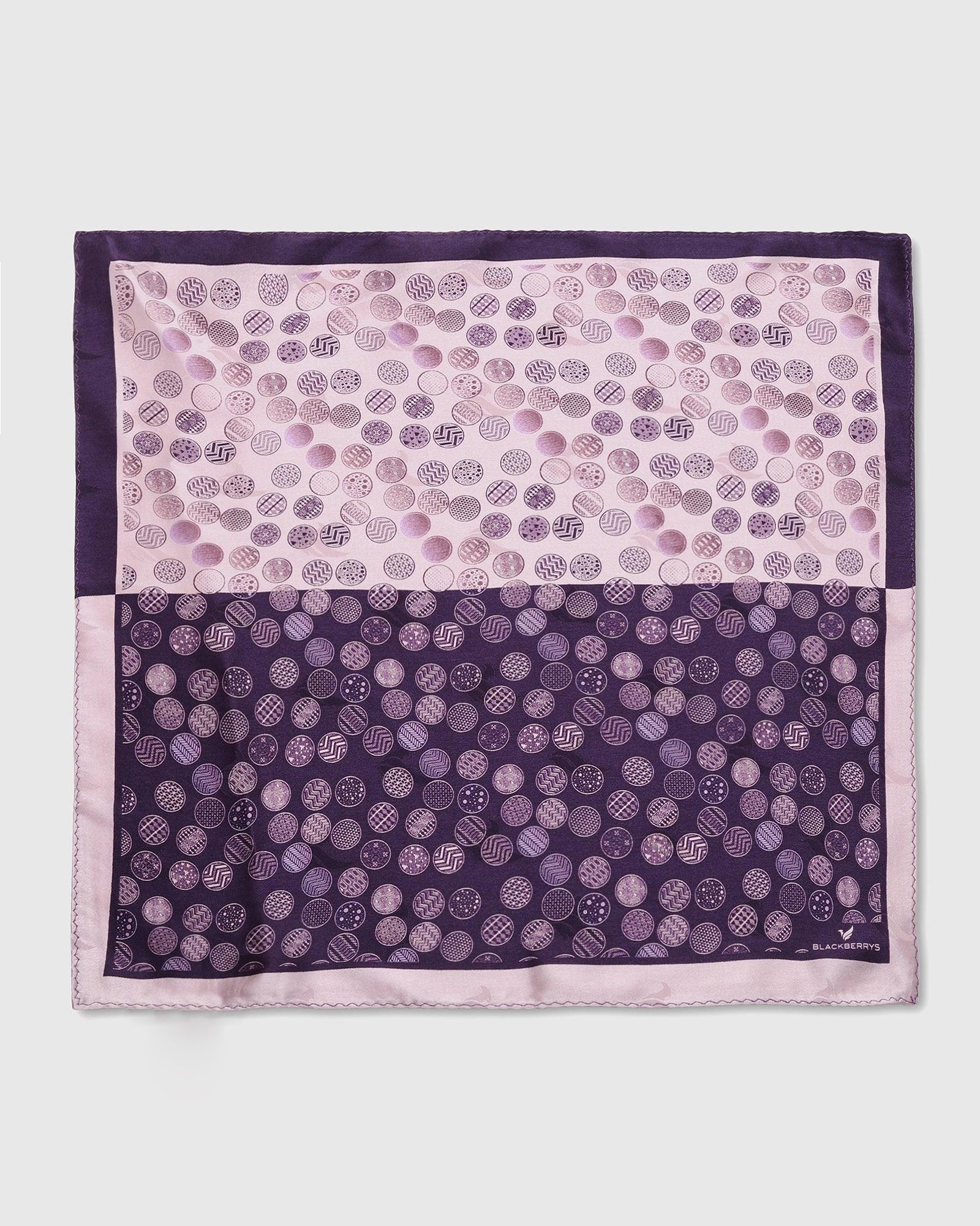 Multi Color 100% Silk Printed Pocket Square - Ted