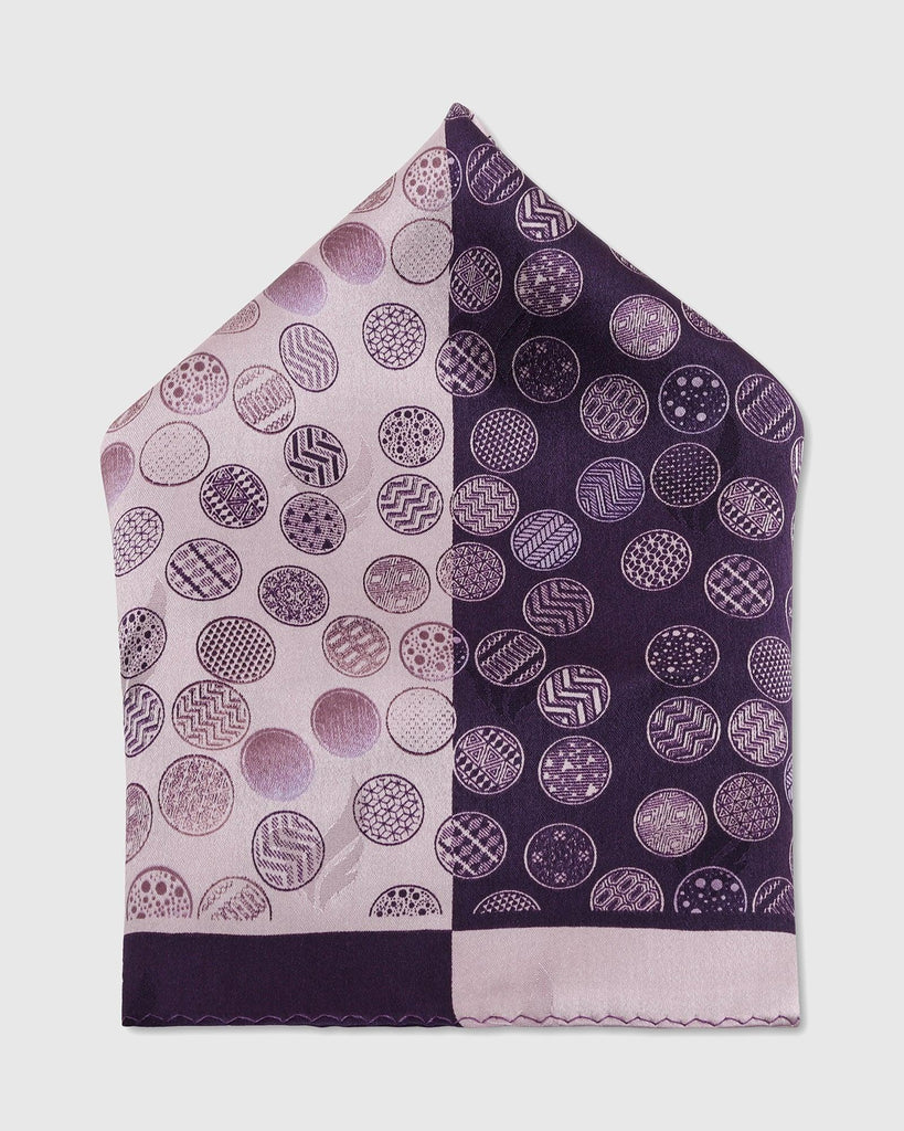 Silk Multi Color Printed Pocket Square - Ted