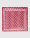 Pink 100% Silk Printed Pocket Square - Tulip