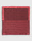 Silk Red Maroon Printed Pocket Square - Turner
