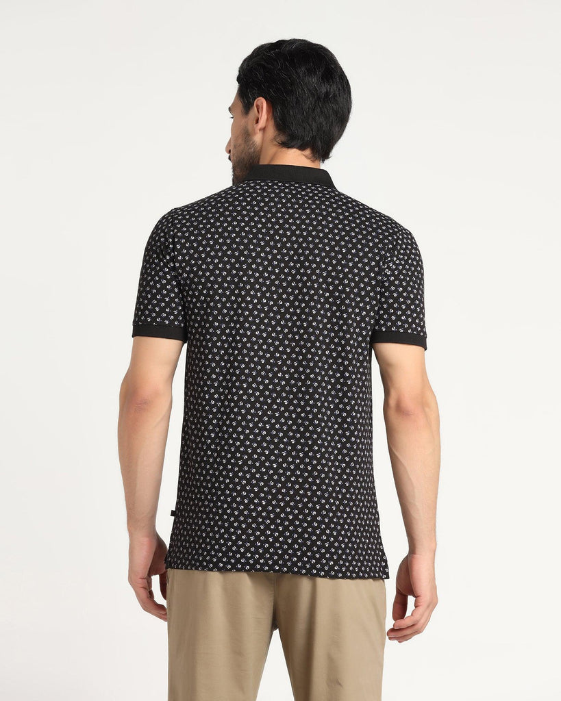 Polo Black Printed T-Shirt - Charlie