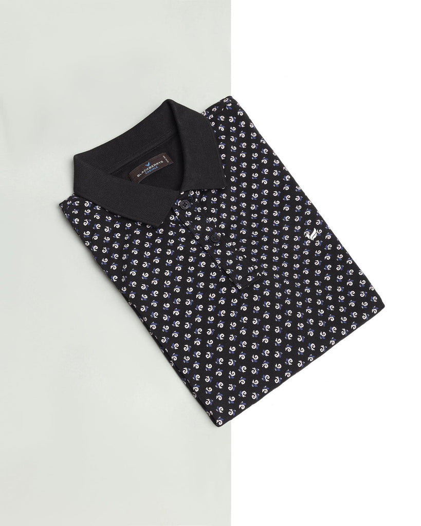 Polo Black Printed T-Shirt - Charlie