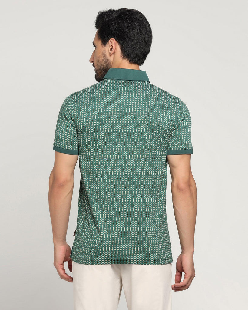 Polo Green Printed T-Shirt - Faber