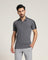 TechPro Polo Grey Textured T-Shirt - Itachi