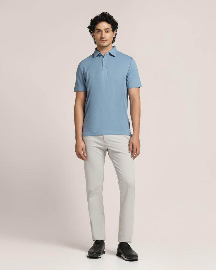 TechPro Polo Light Blue Solid T-Shirt - Alan