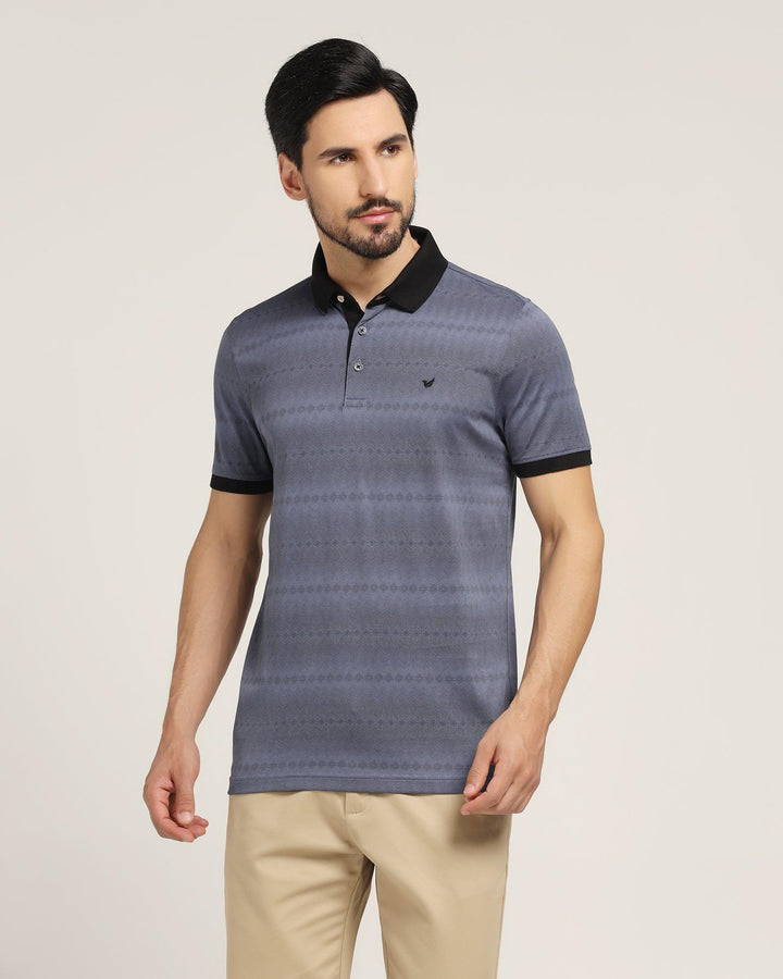 Polo Navy Printed T-Shirt - Hop