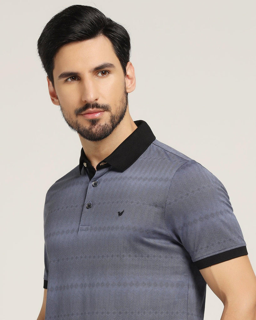 Polo Navy Printed T-Shirt - Hop