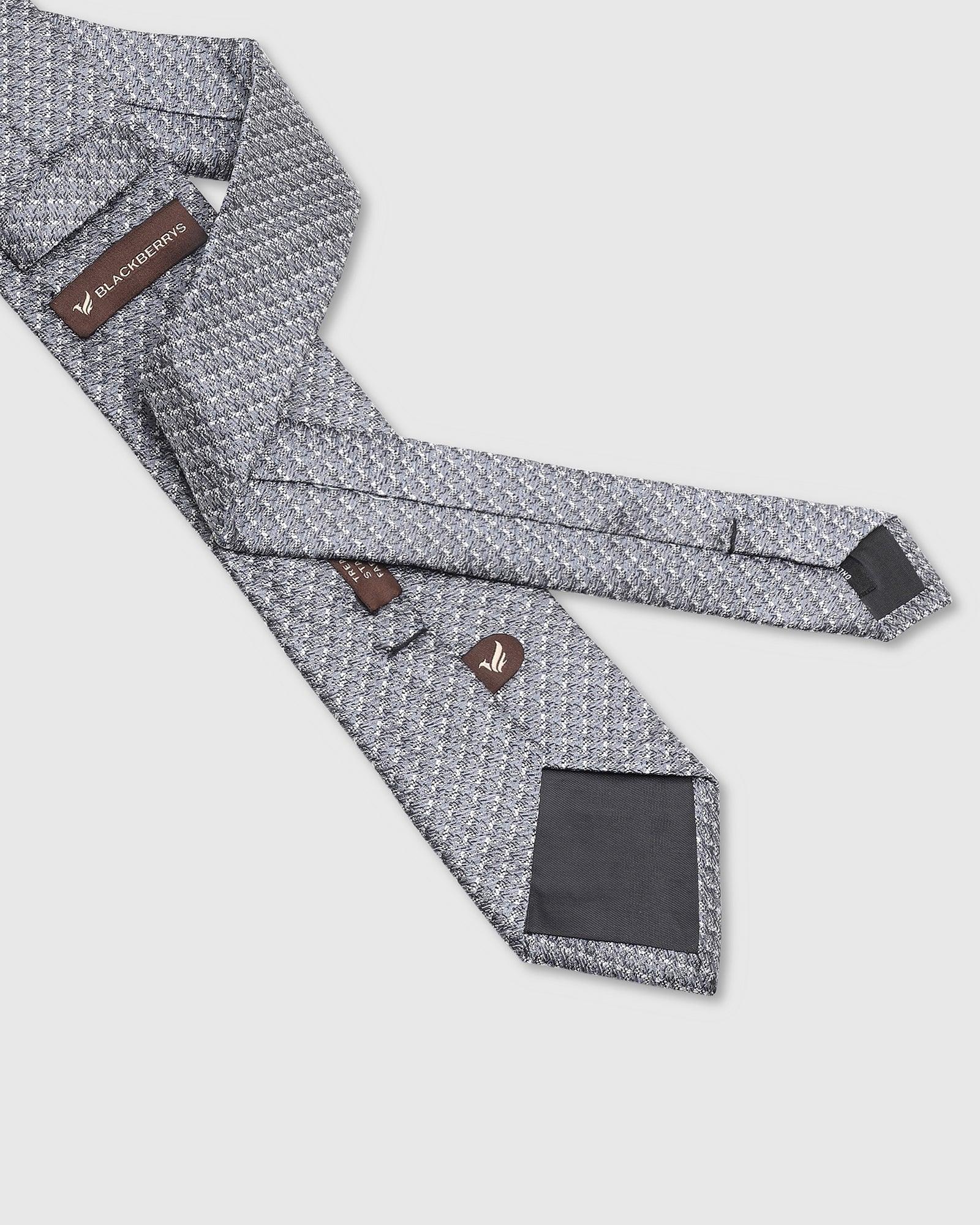 Printed Tie In Grey (Twinkle) - Blackberrys