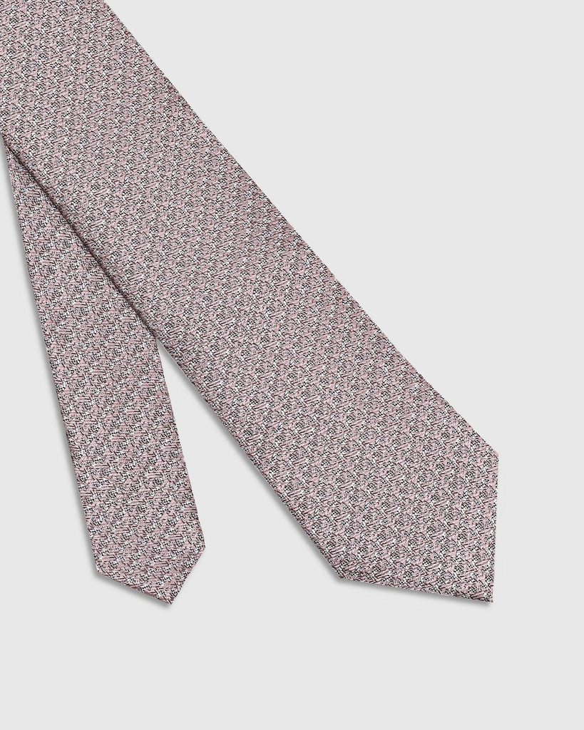 Silk Peach Printed Tie - Twinkle