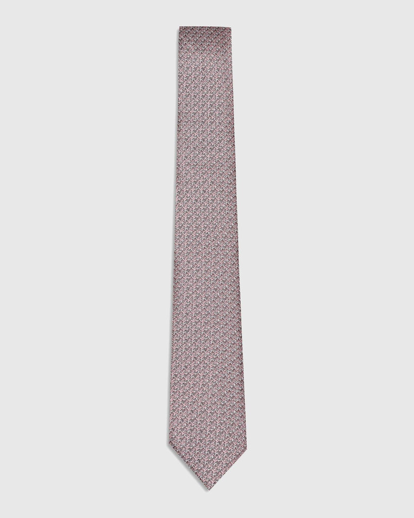 Silk Peach Printed Tie - Twinkle