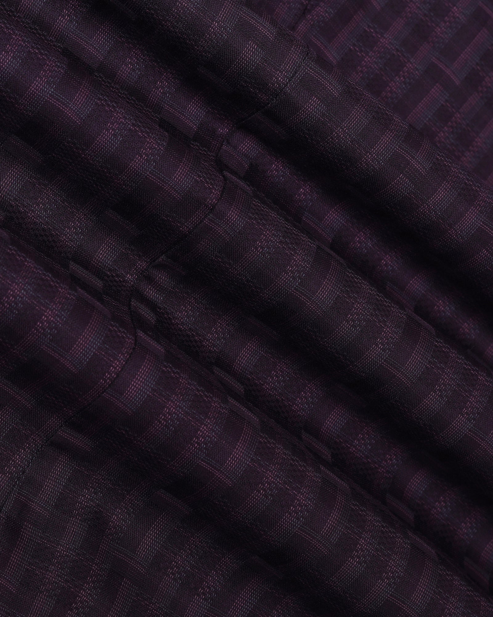 Purple Check Shirt - Echod
