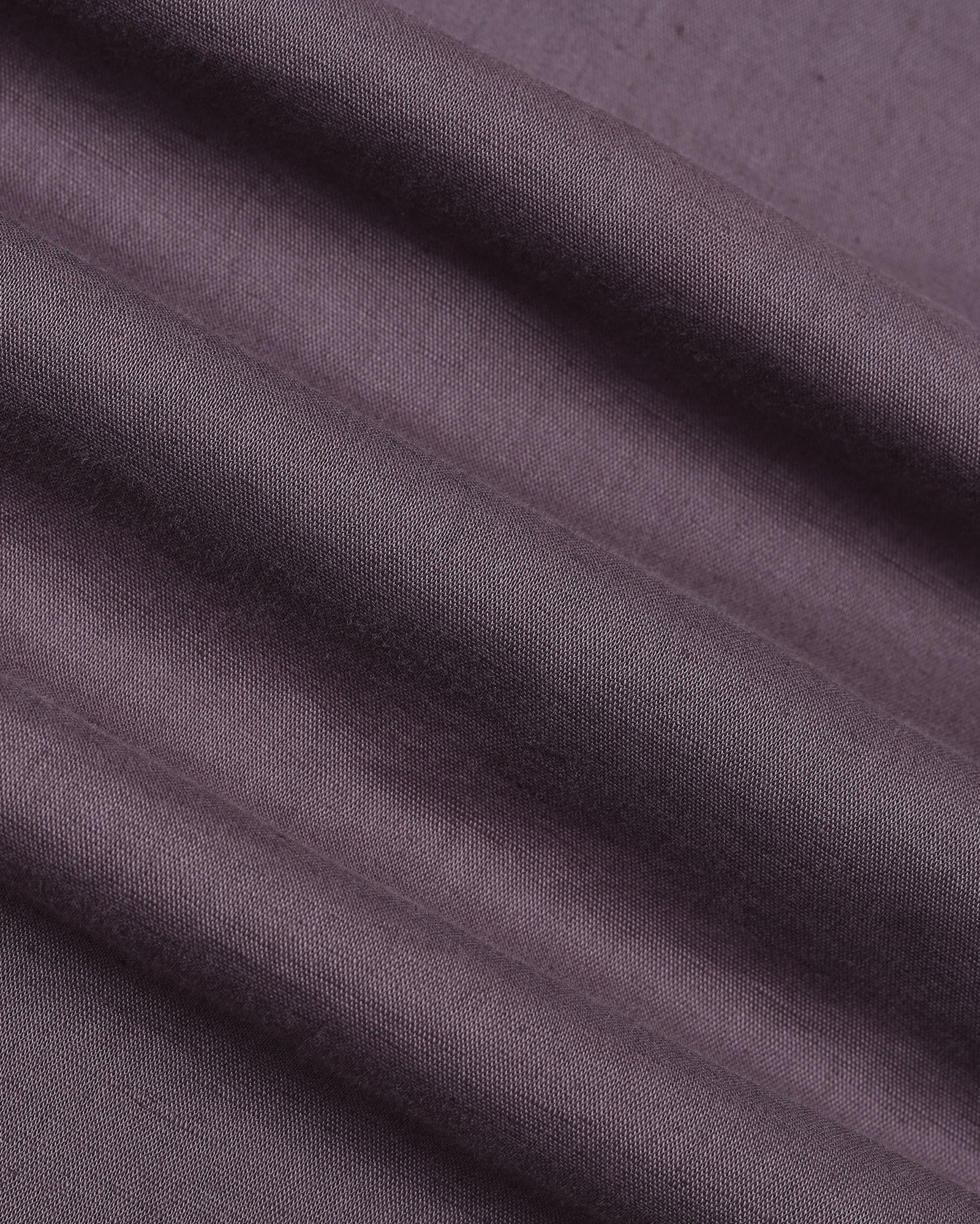 Purple Linen Solid Shirt - Cleo