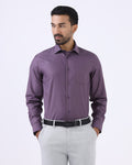 Purple Non Iron Textured Shirt - Esme