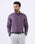 Purple Non Iron Textured Shirt - Esme