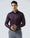 Purple Non Iron Textured Shirt - P31