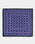 Purple Printed 100% Silk Pocket Square - Amour