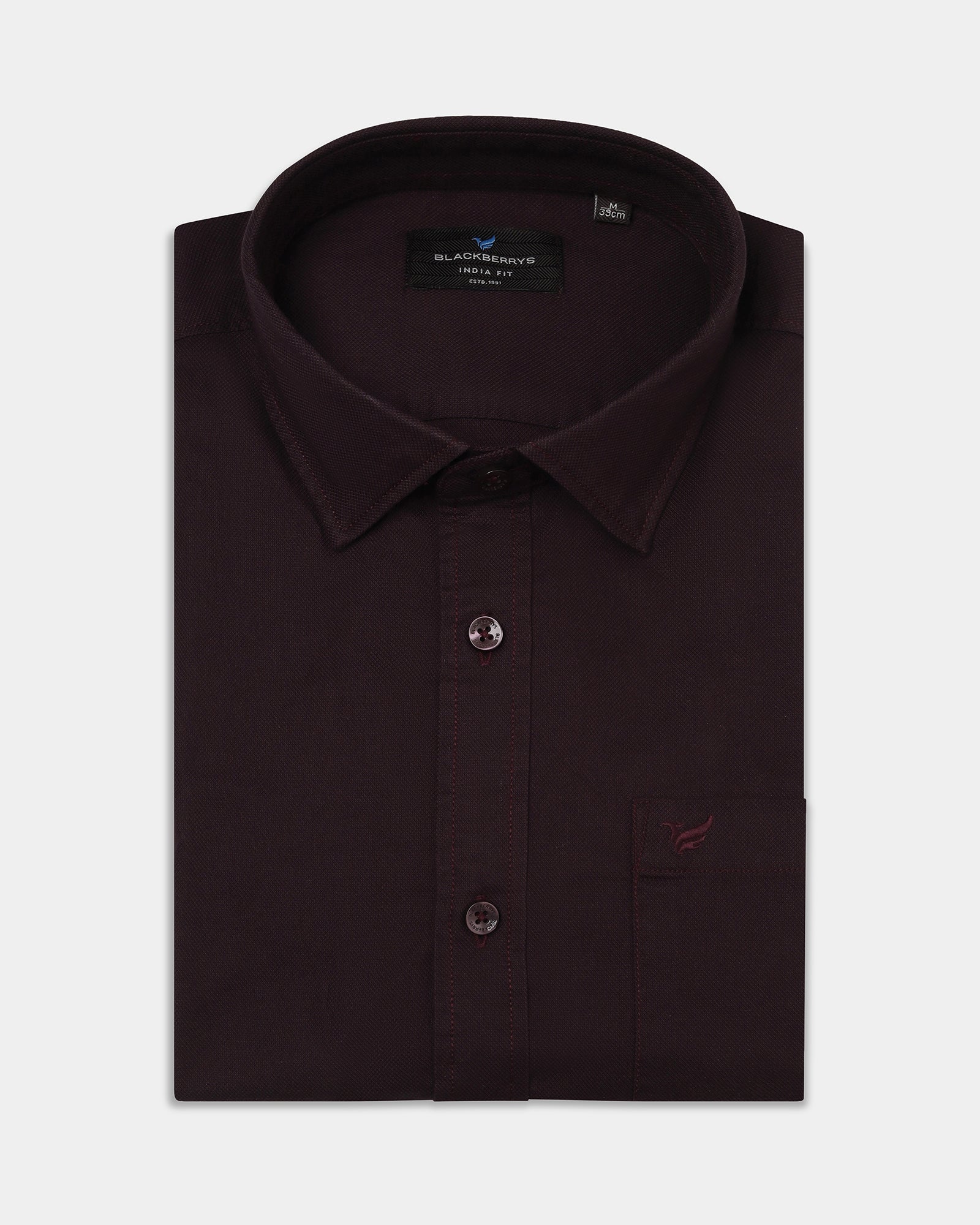 Purple Printed Shirt - Gebbew