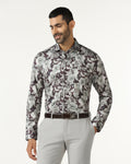 Purple Printed Shirt - Platon