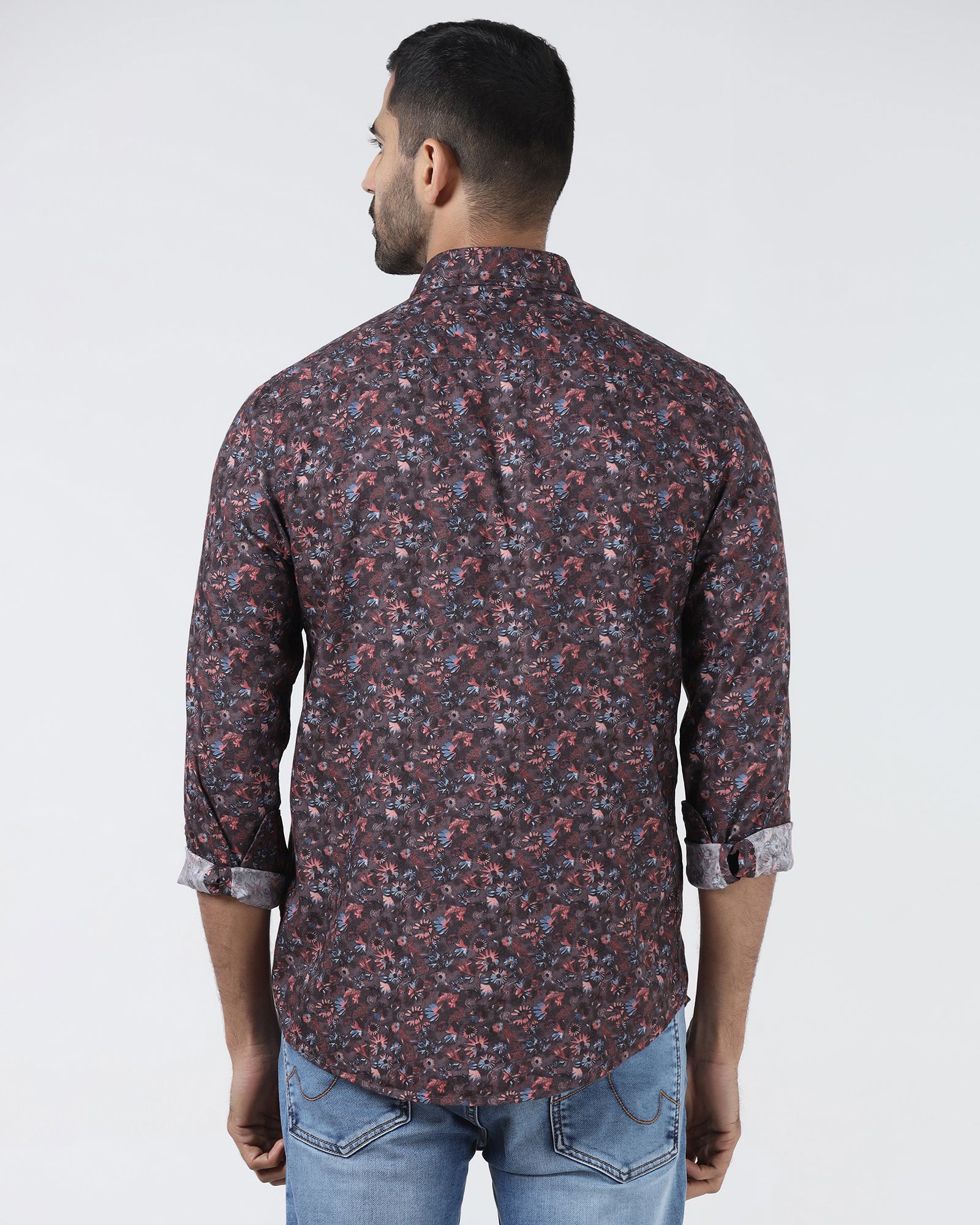 Purple Printed Shirt - Rody