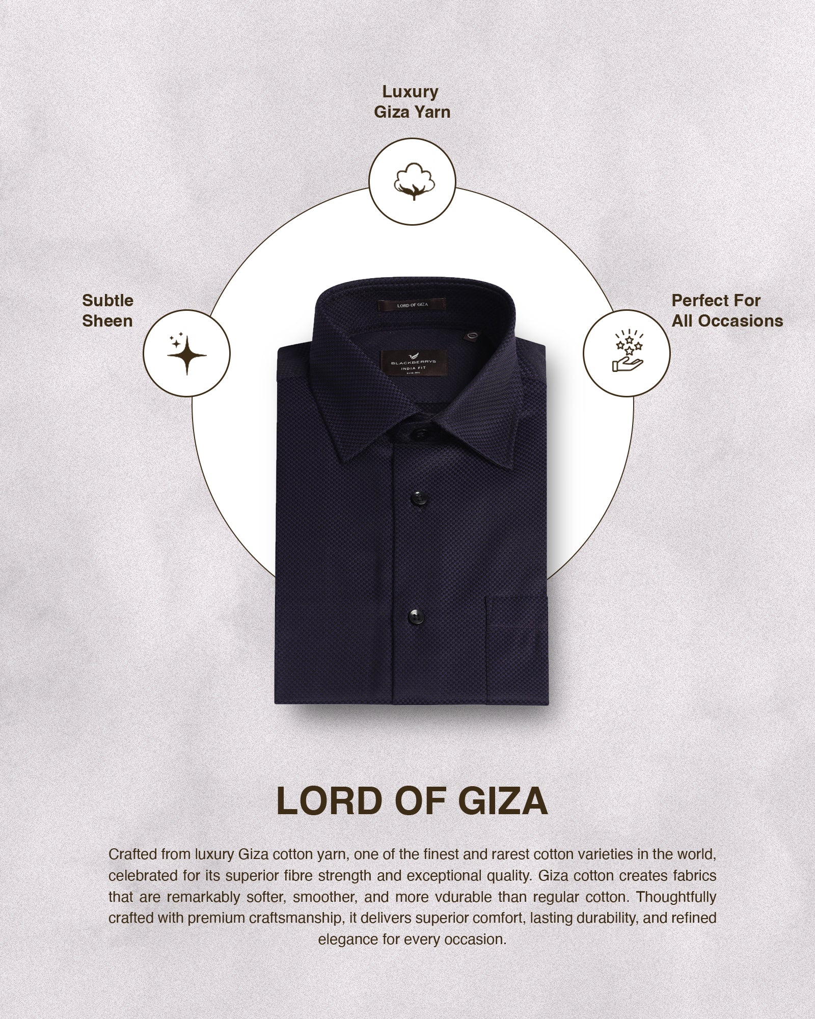 Purple Textured Shirt - Weapon