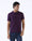 Purple Textured Polo - Jesper