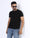 Black Crew Neck Solid T-Shirt - Twinn