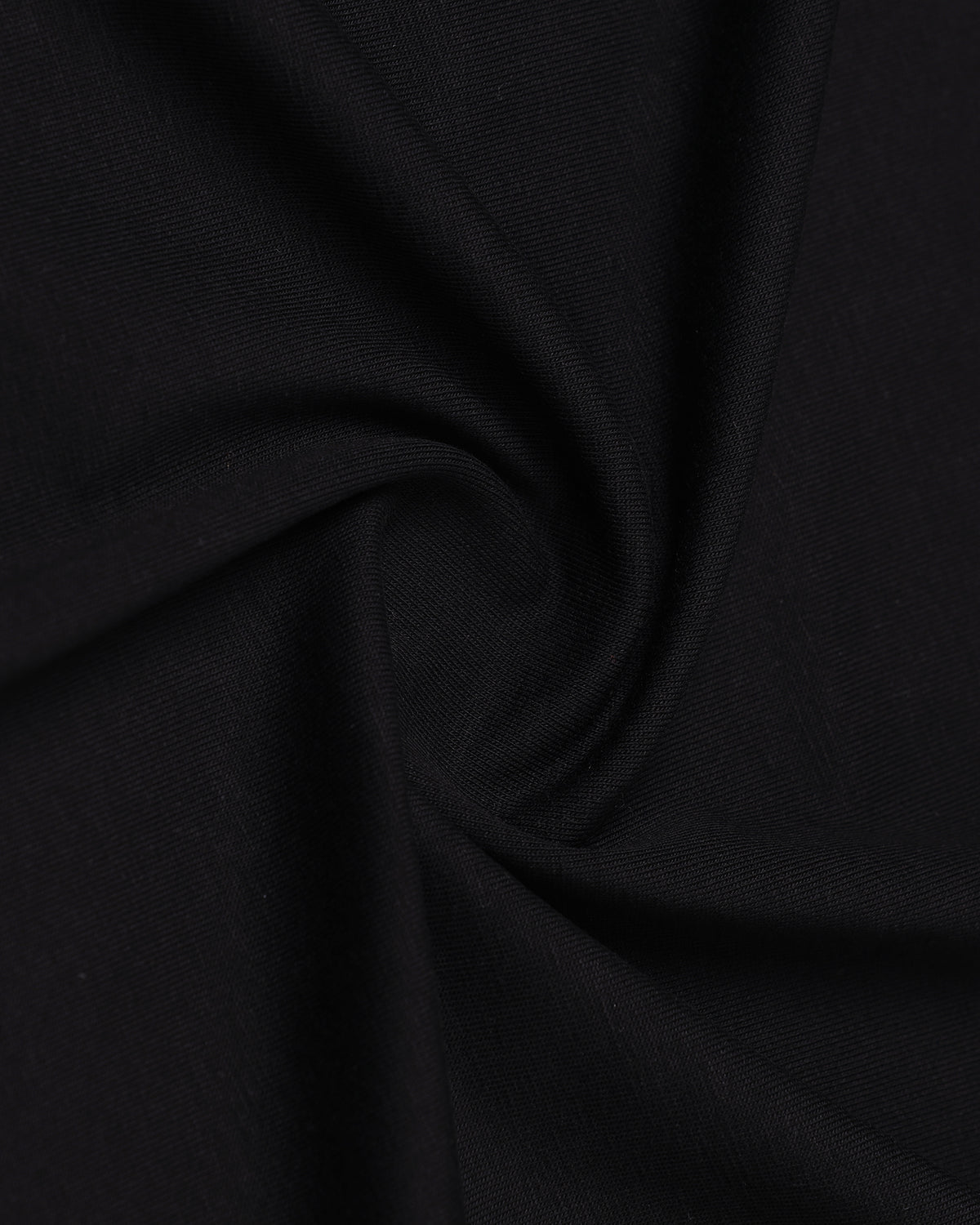 Black Crew Neck Solid T-Shirt - Twinn