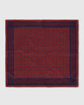 Red Printed Pocket Square - Warren