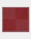 Red Printed Pocket Square - Wit