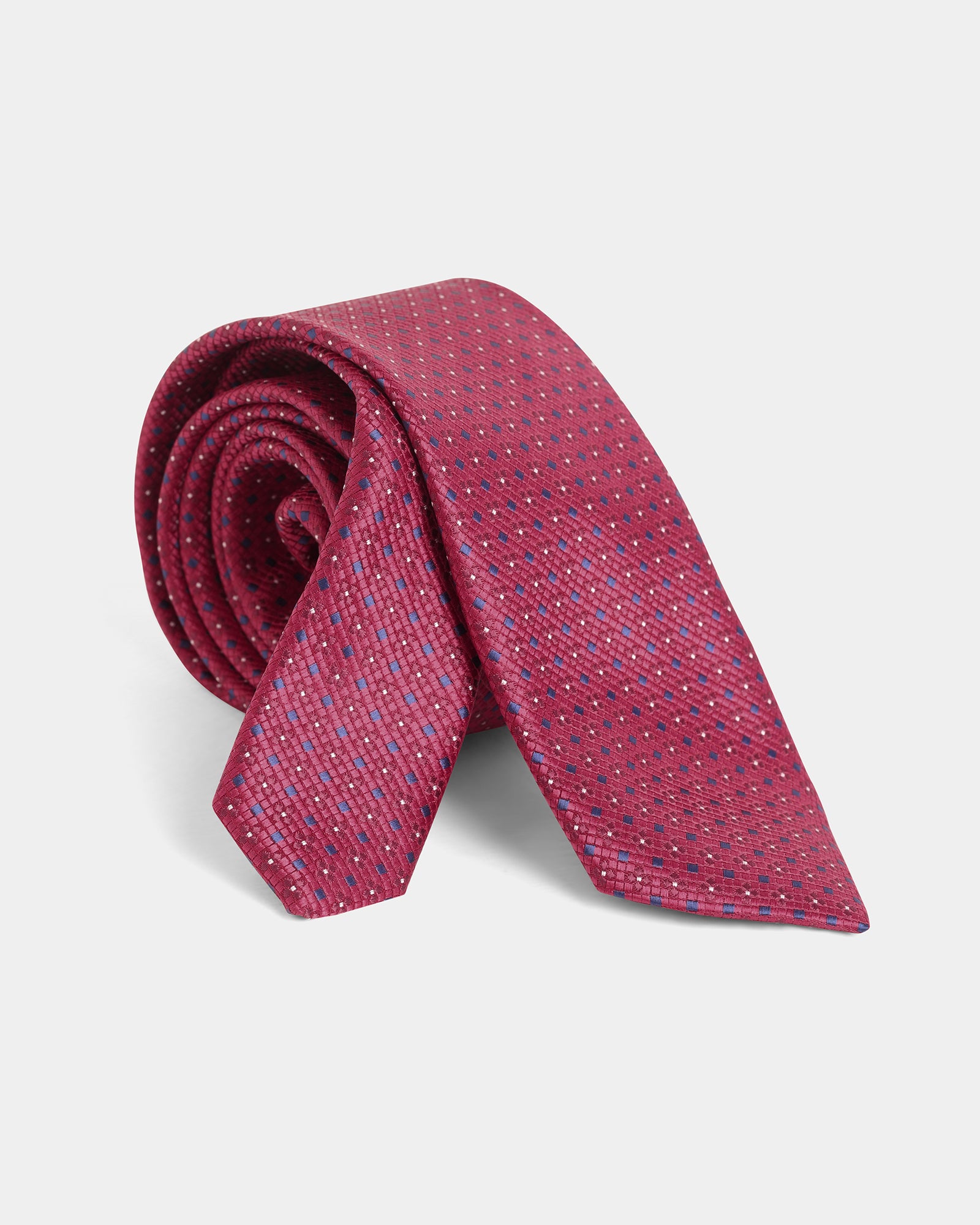 Red Solid Tie - Winston