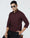 Red Textured Shirt - Fallon