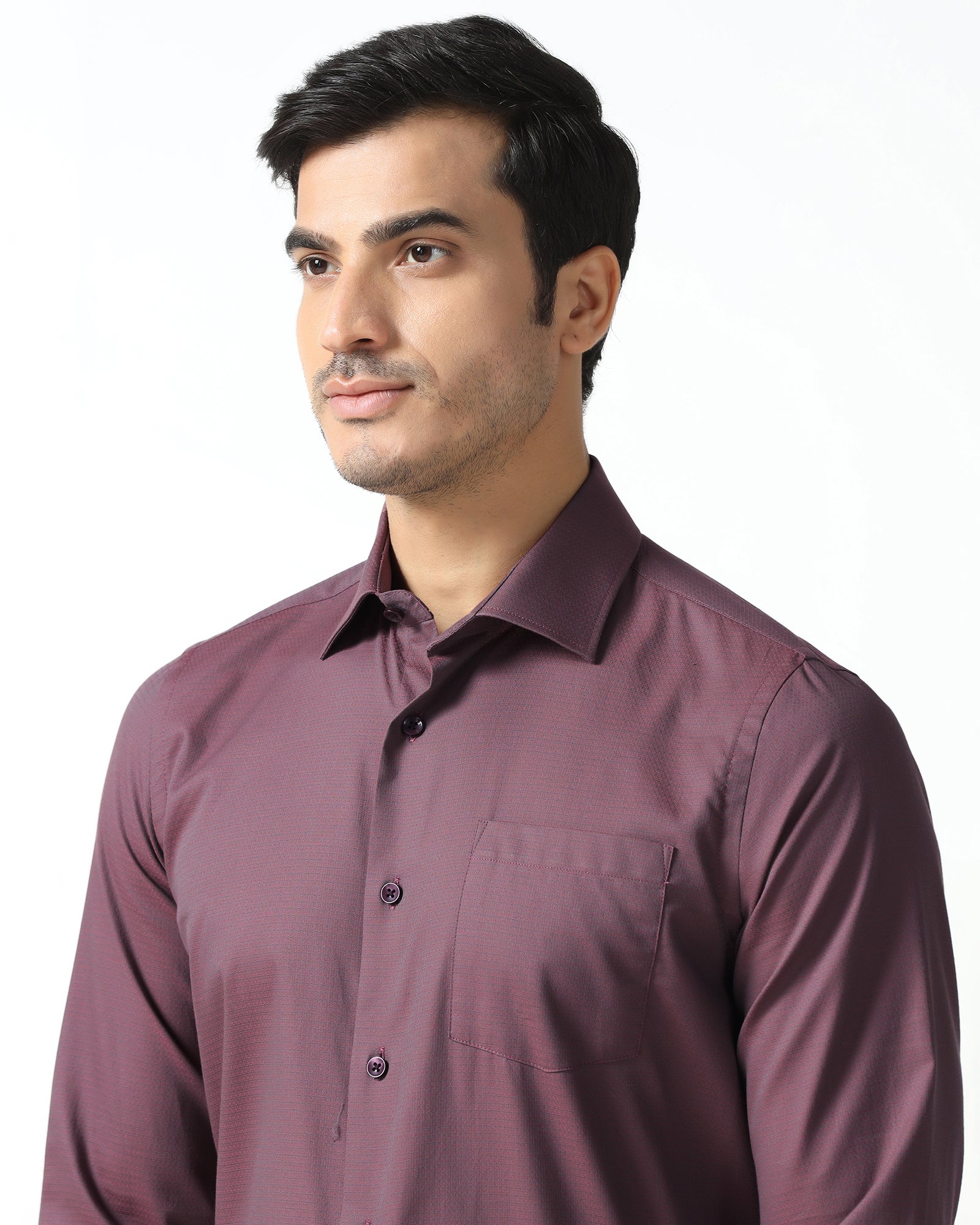 Red Textured Shirt - Zander