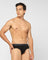 Cotton Black Solid Brief - New Broc