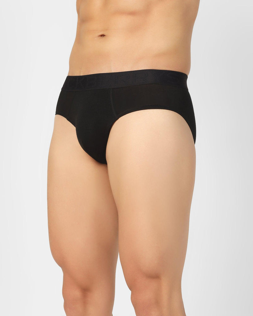 Black Solid Brief - Russel