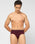 Purple Seude Solid Brief - Russel