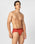 Red Orange Solid Brief - Russel