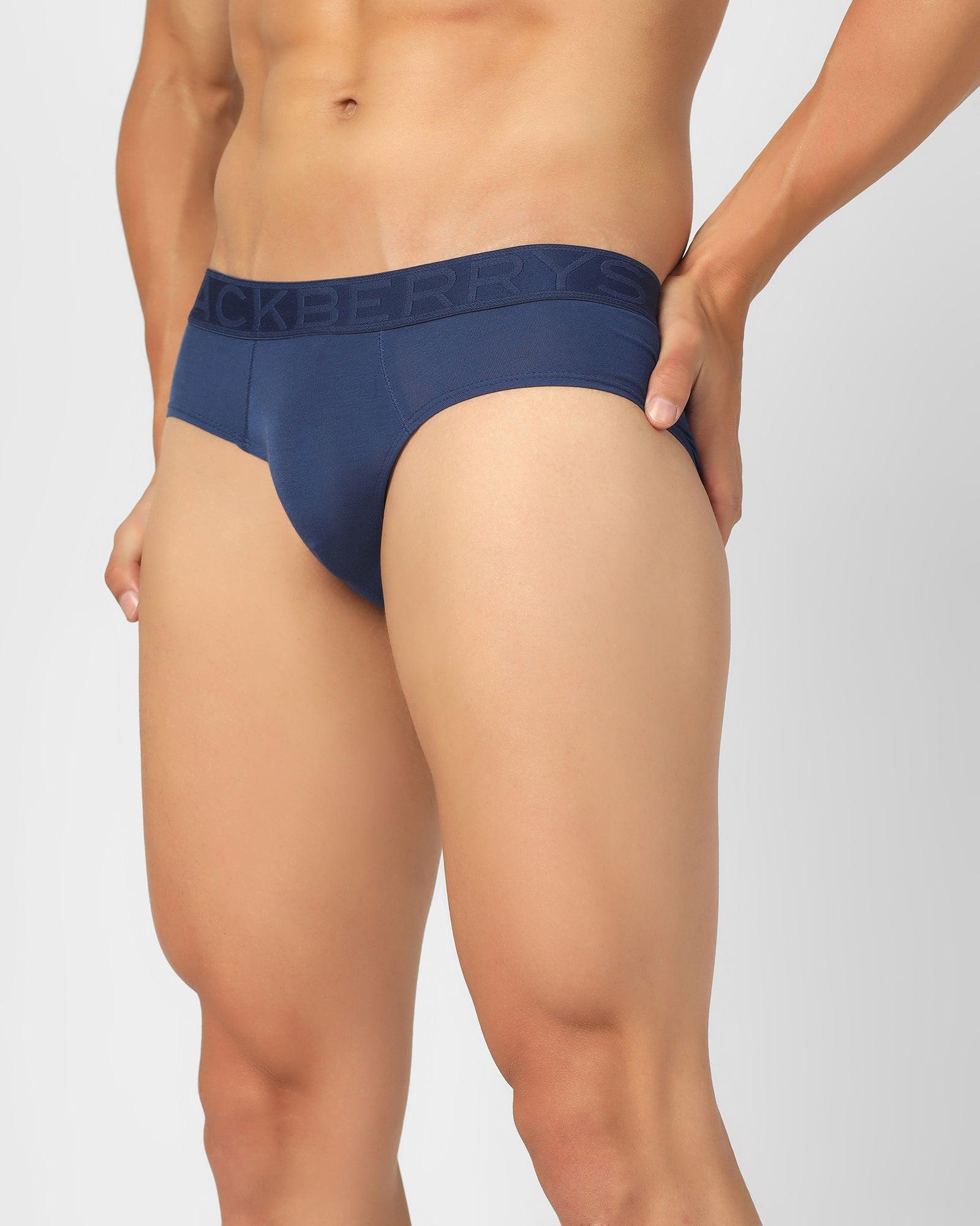 Regular Fit Brief In Royal Blue (Russel) - Blackberrys