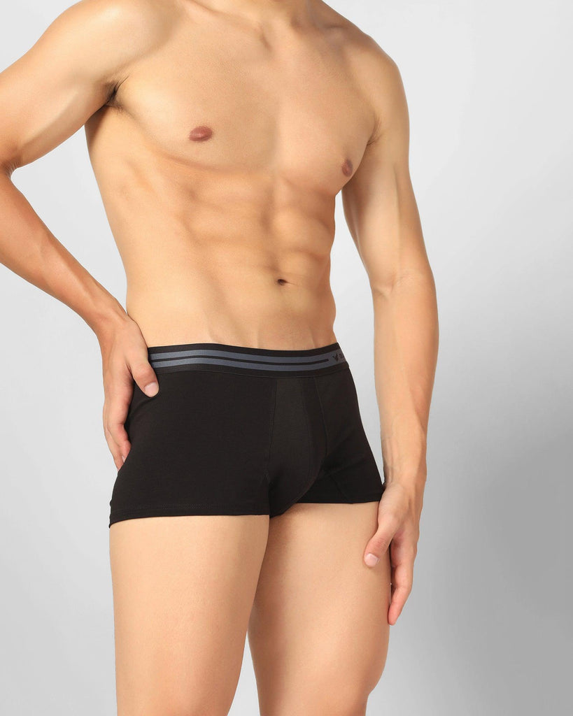 Cotton Black Solid Innerwear - New Bofi