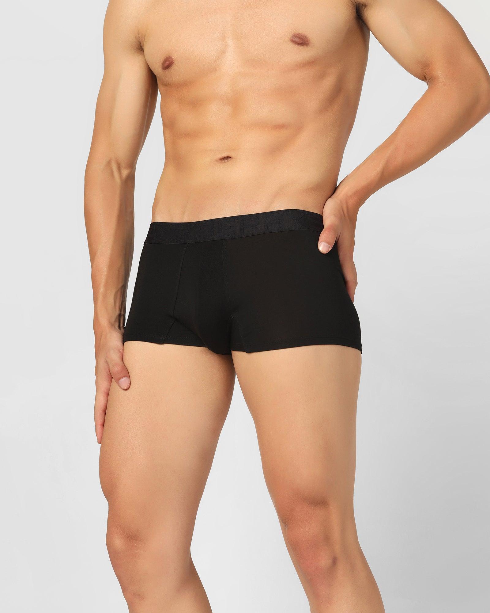 Regular Fit Trunk In Black (Roman) - Blackberrys