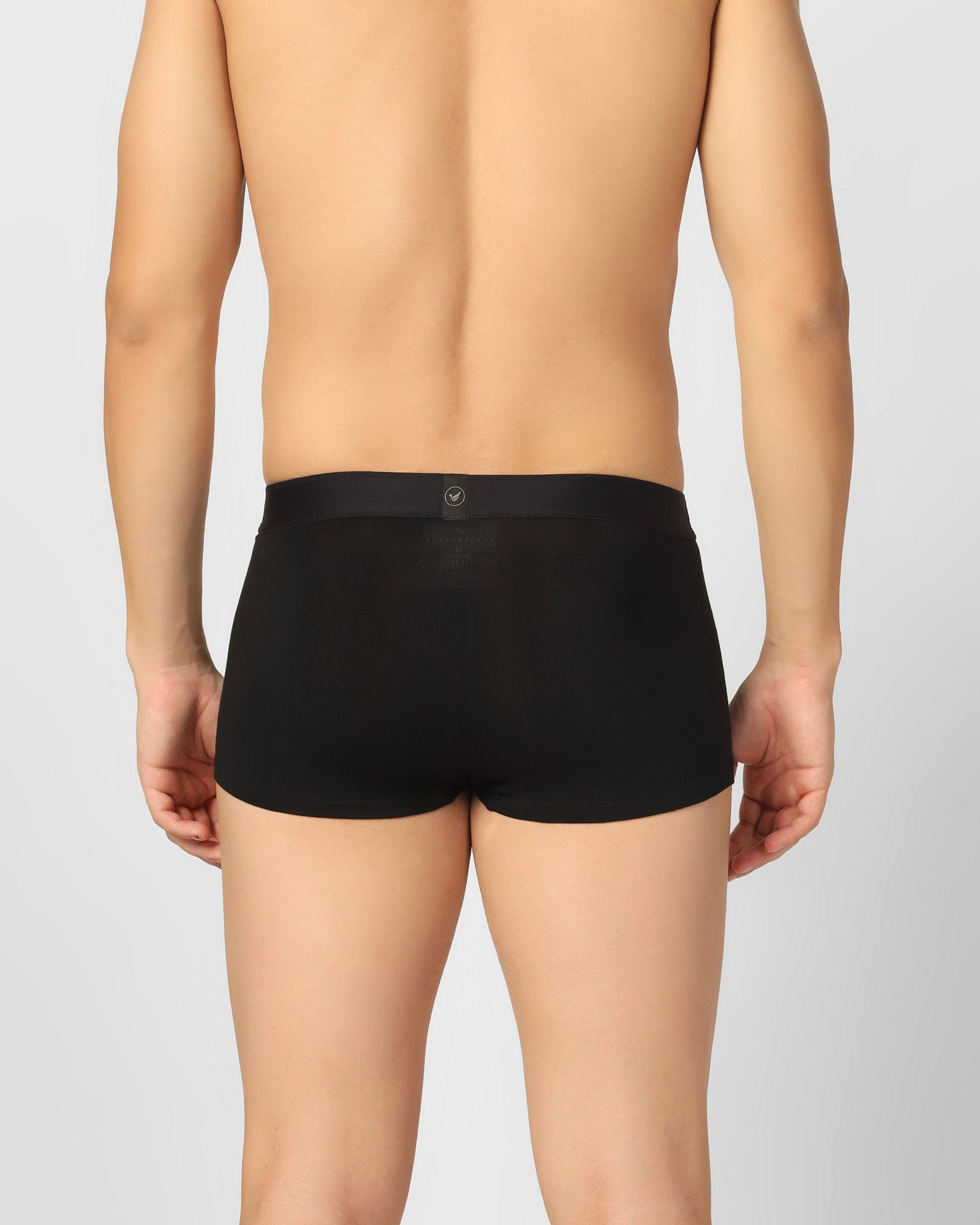 Regular Fit Trunk In Black (Roman) - Blackberrys